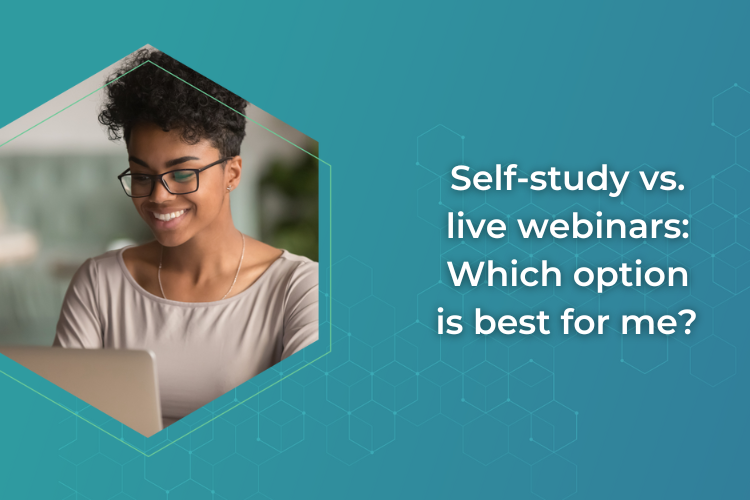 SCPE Self-study vs. live webinars Which option is best for me