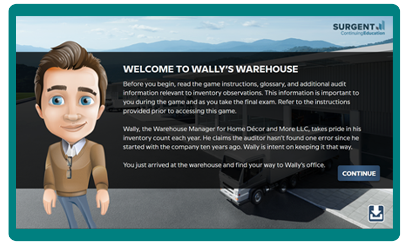 Surging Auditor - Wally's Warehouse