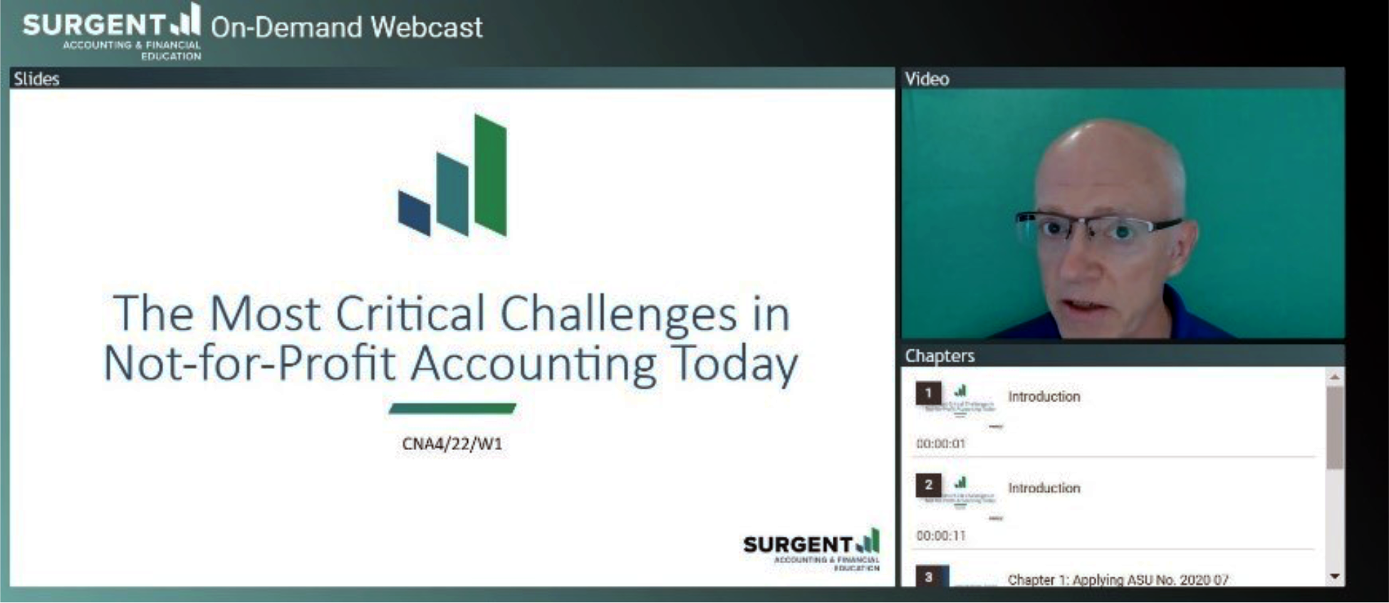 Not-for-Profit Accounting and Auditing Certificate Program — Surgent CPE