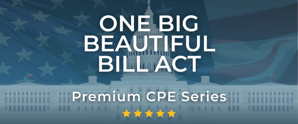 Surgent CPE's One Big Beautiful Bill Act Premium CPE Series