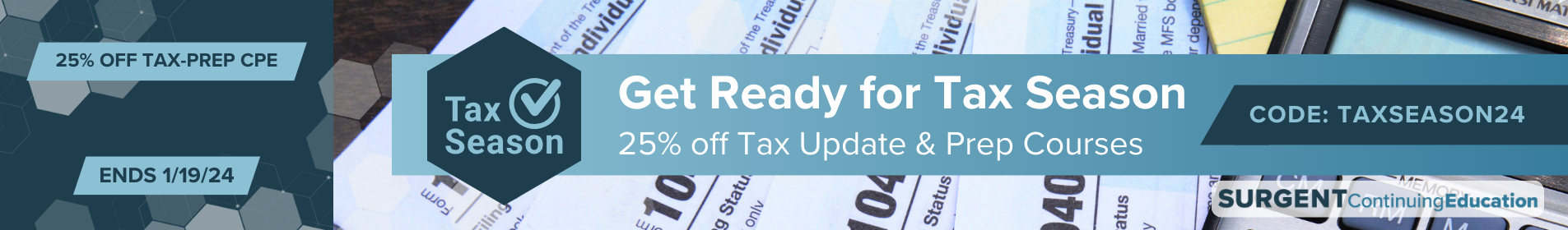 Surgent CPE Tax Season Sale